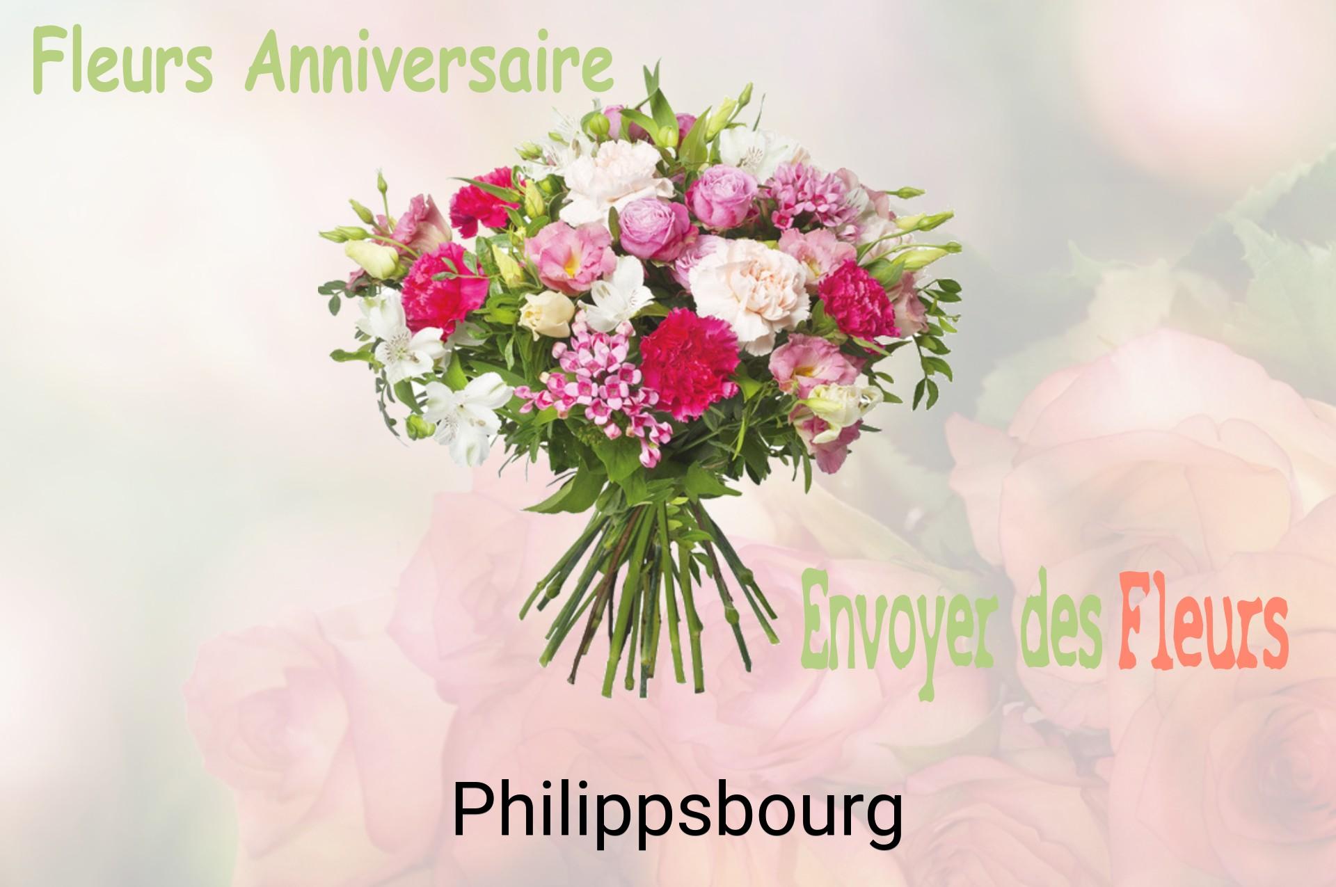 Bouquet de fleurs d’anniversaire livré à Philippsbourg